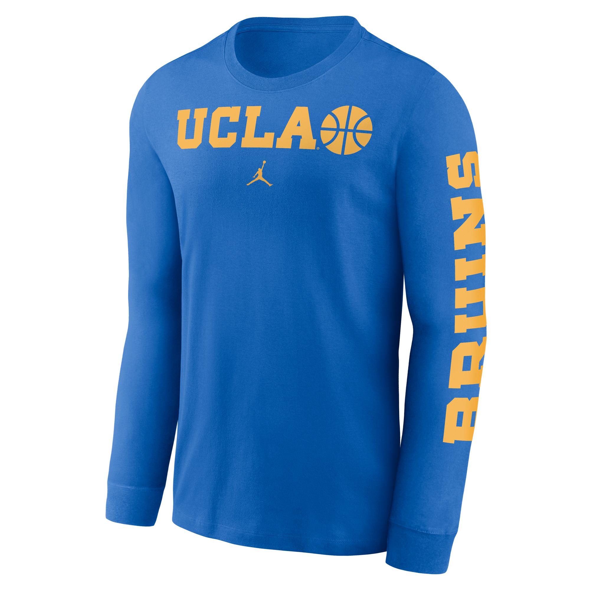 UCLA Bruins Jumpman Cotton Basketball Icon Long Sleeve T-shirt